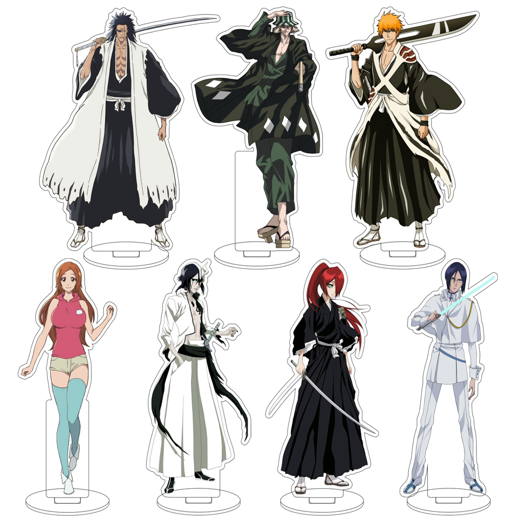 Figma Stand Set - ฟิกเกอร์อะคริลิกตัวละครอนิเมะ BLEACH ขนาด 16 ซม. คุโรซากิ