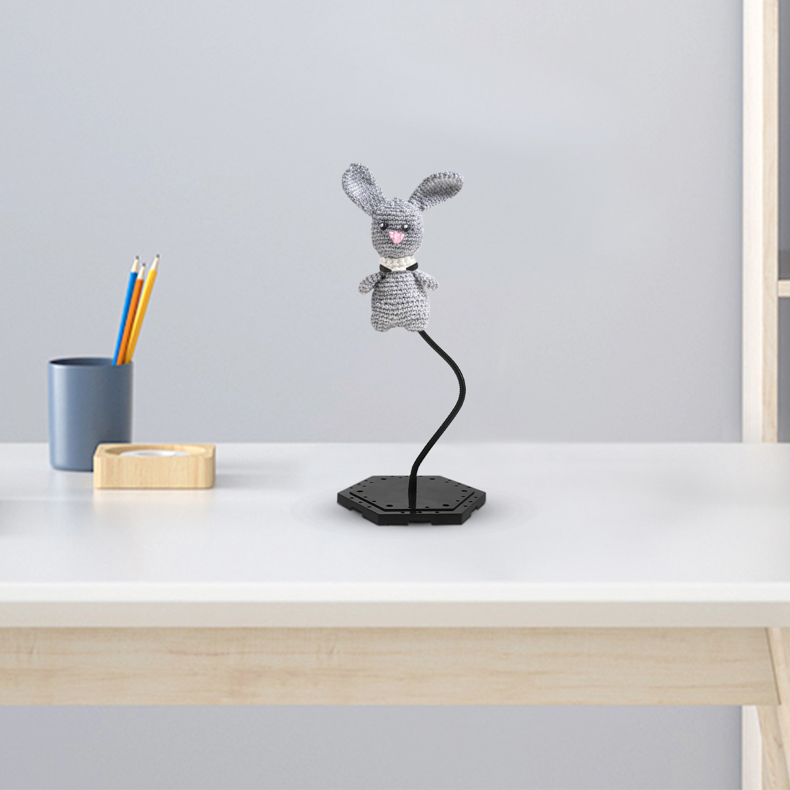 Action Figure Stand - แท่นวางโชว์ฟิกเกอร์แอคชั่น ปรับระดับได้ ฐานรองเหล็ก ABS แข็งแรง ทนทาน