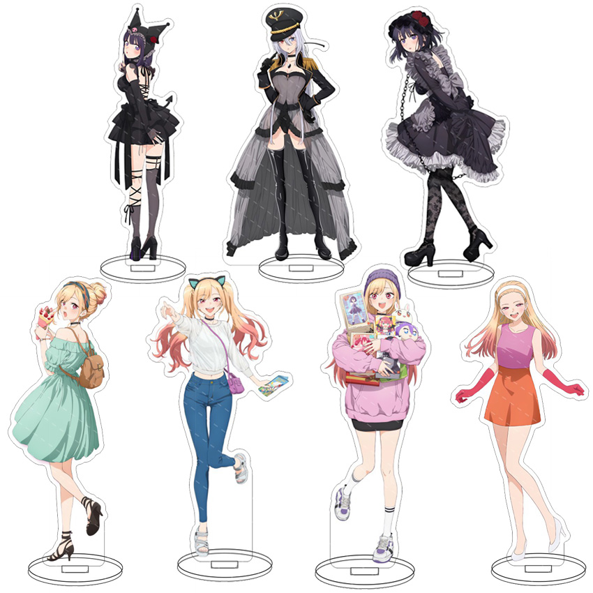 Figma Stand Set - อะคริลิกอะนิเมะขนาด 16 ซม. ของสะสม My Dress-Up