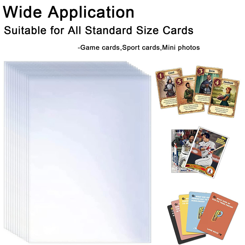 Card Penny Sleeve - 200 ชิ้นฝาครอบการ์ดใสใสป้องกันสำหรับโปเกมอนบอร์ดเกม ID การซื้อขายโฟลเดอร์กระเป๋าภาพถ่ายชุด