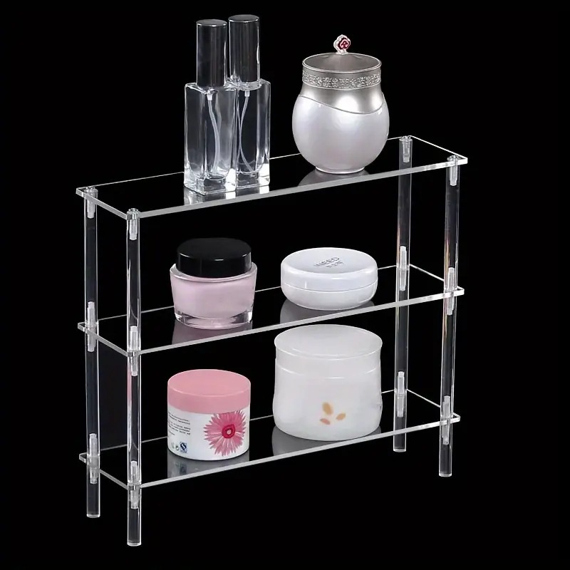 Pop Display Shelf - แท่นโชว์อะคริลิกแนวตั้ง, ที่วางน้ำหอม, ชั้นวางอะคริลิกใสสำหรับฟิกเกอร์ Amiibo Funko POP