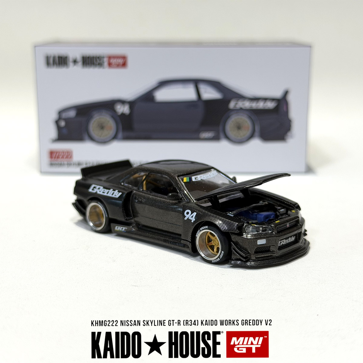 Die Cast Car 1 64 - มินิ GT x Kaido House 1:64