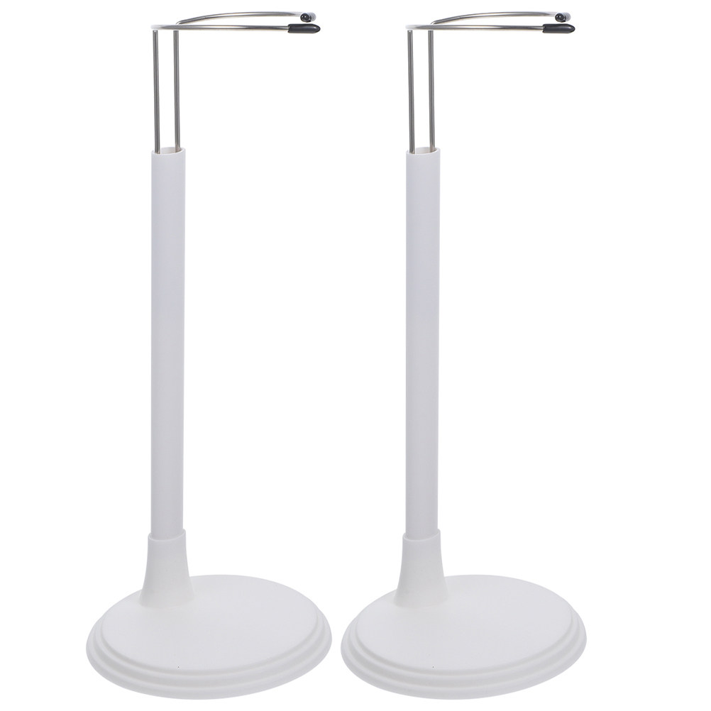 Action Figure Stand - ขาตั้งโชว์แนวตั้ง 2 ชิ้นสำหรับฟิกเกอร์แอคชั่น วัสดุ PVC และสแตนเลส