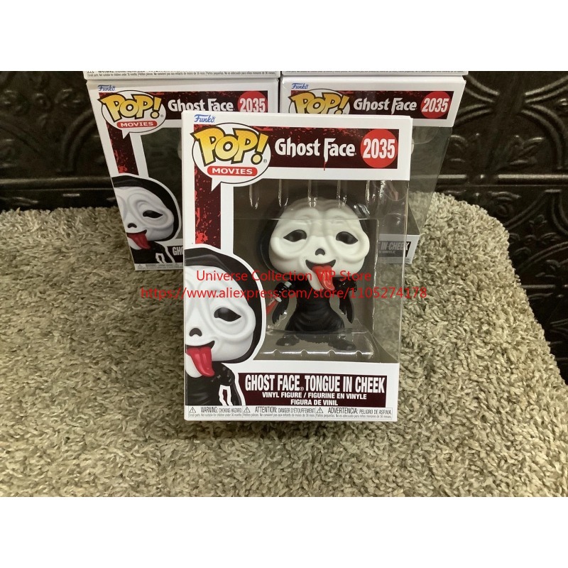 Funko Pop Protector - ฟังโก้ป๊อป สกรีม โกสต์เฟซ ลิ้นในแก้ม # ฟิกเกอร์ไวนิลของแท้