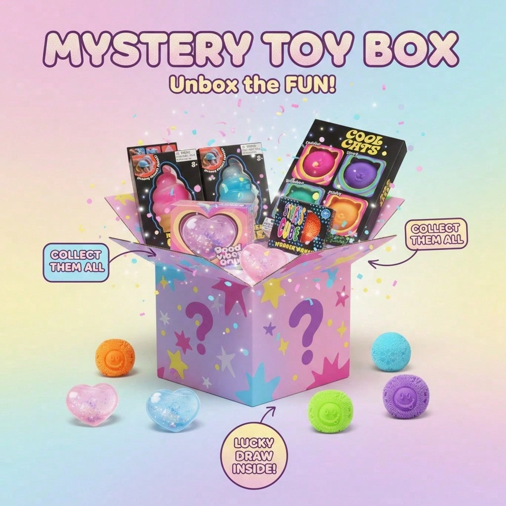 กล่องสุ่มของเล่นบีบสัมผัส 100+ - Mystery Box Blind Bag บทวิจารณ์และราคา