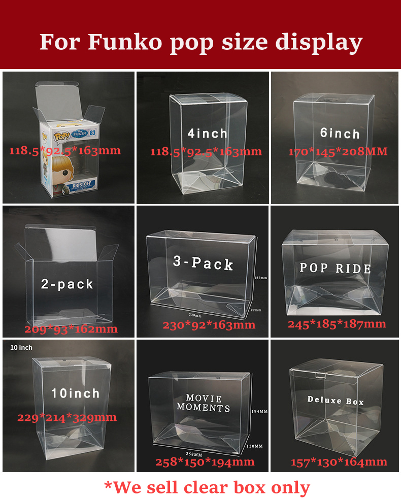 ใสกล่องสำหรับช่วงเวลาภาพยนตร์โ - Funko Pop Protector บทวิจารณ์และราคา