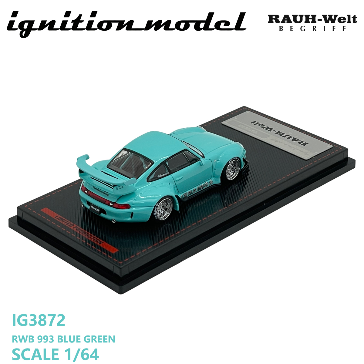 โมเดลรถ Porsche 911 RWB 993 