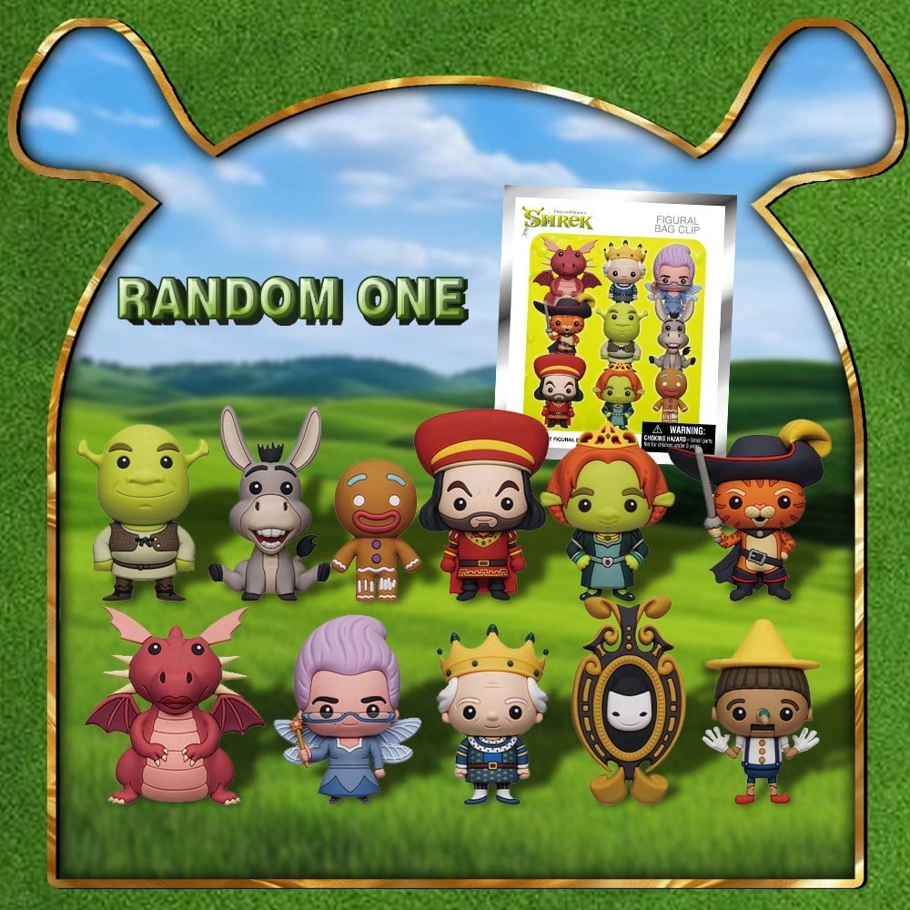 พวงกุญแจโฟม 3 มิติ ชเร็ค ของแท - Mystery Box Blind Bag บทวิจารณ์และราคา