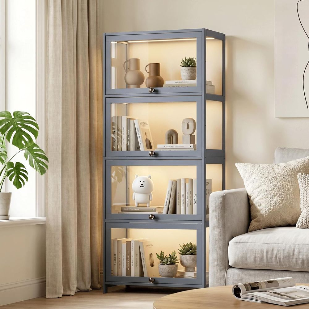 ตู้โชว์อะคริลิค 4 ชั้น สำหรับข - Display Case Acrylic บทวิจารณ์และราคา