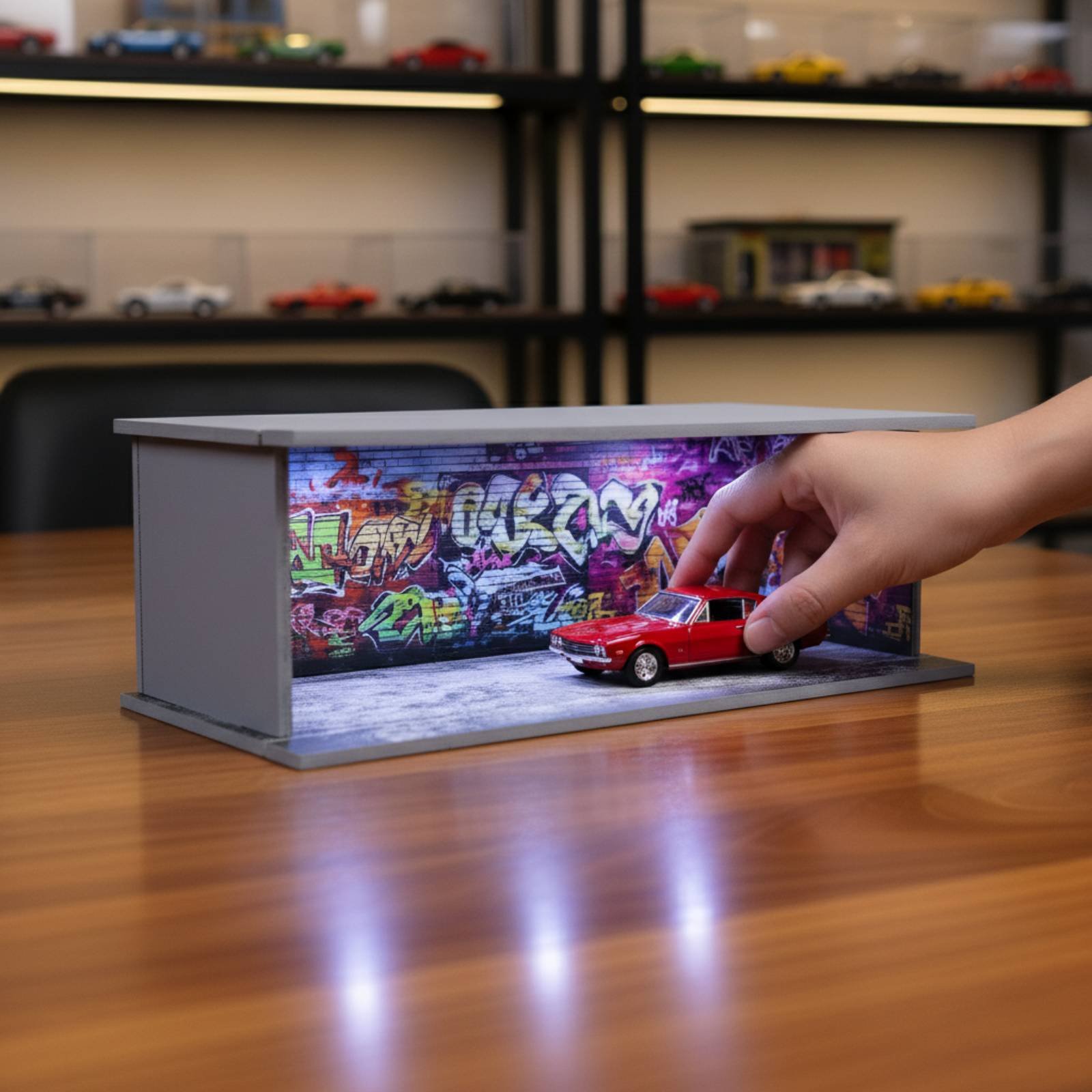 ไอเดียของขวัญ: โมเดลโรงจอดรถกร - Display Case Acrylic บทวิจารณ์และราคา