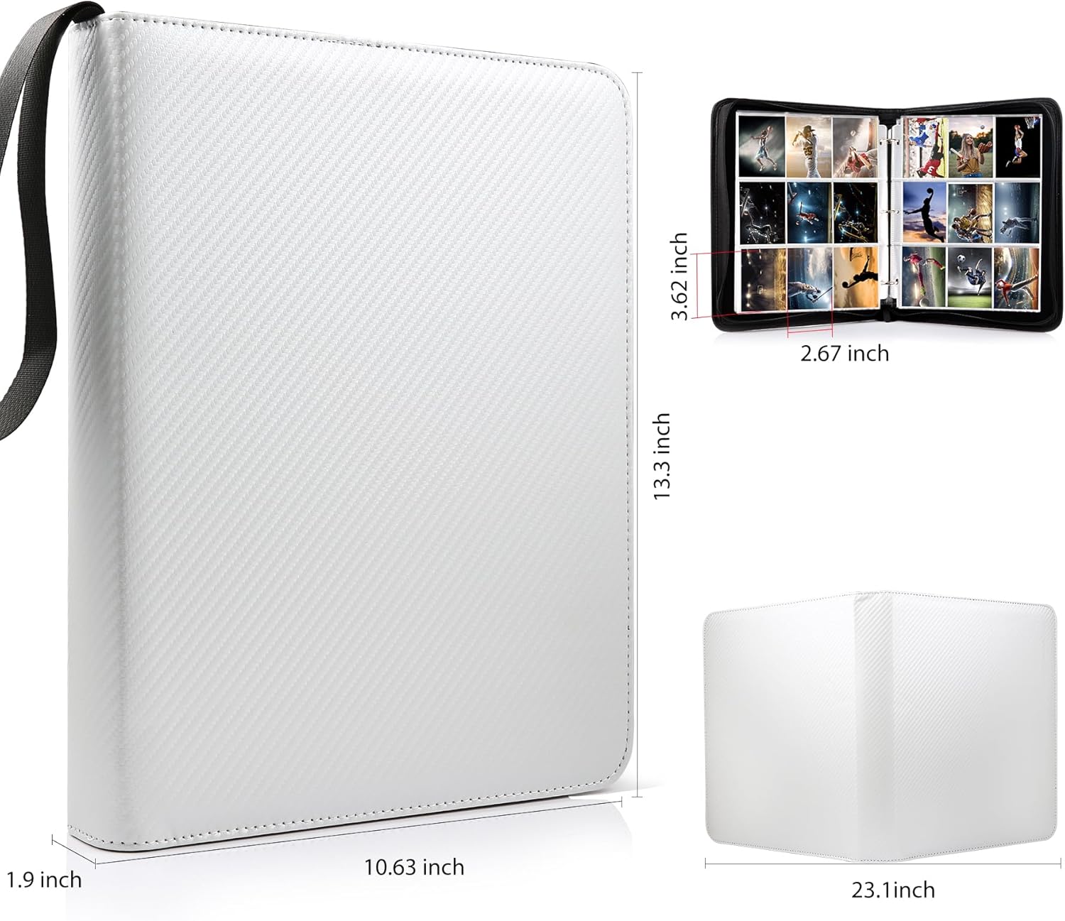 แฟ้มใส่การ์ด 3 ห่วง, 900 ช่องใ - Trading Card Binder บทวิจารณ์และราคา