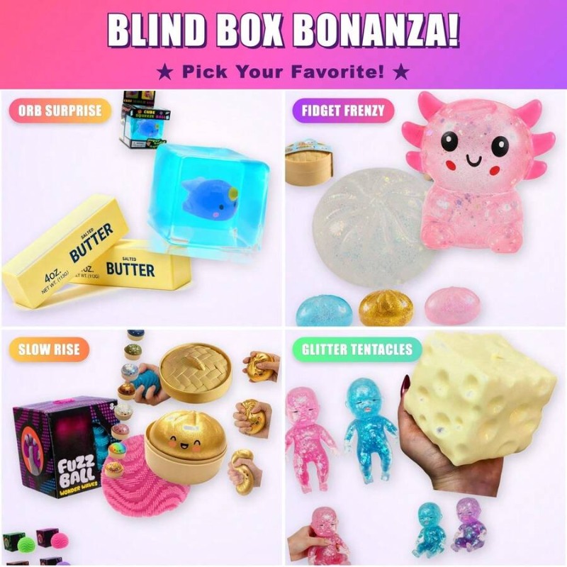 ของเล่นบีบคลายเครียดสุดน่ารัก  - Mystery Box Blind Bag บทวิจารณ์และราคา