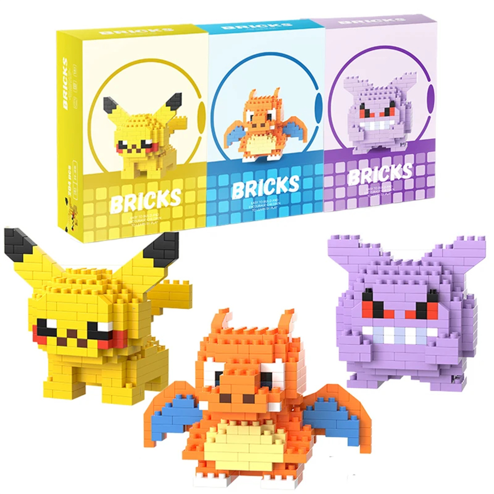 บล็อกตัวต่อโปเกมอน ปิกาจู ดราก - Building Block Mini บทวิจารณ์และราคา