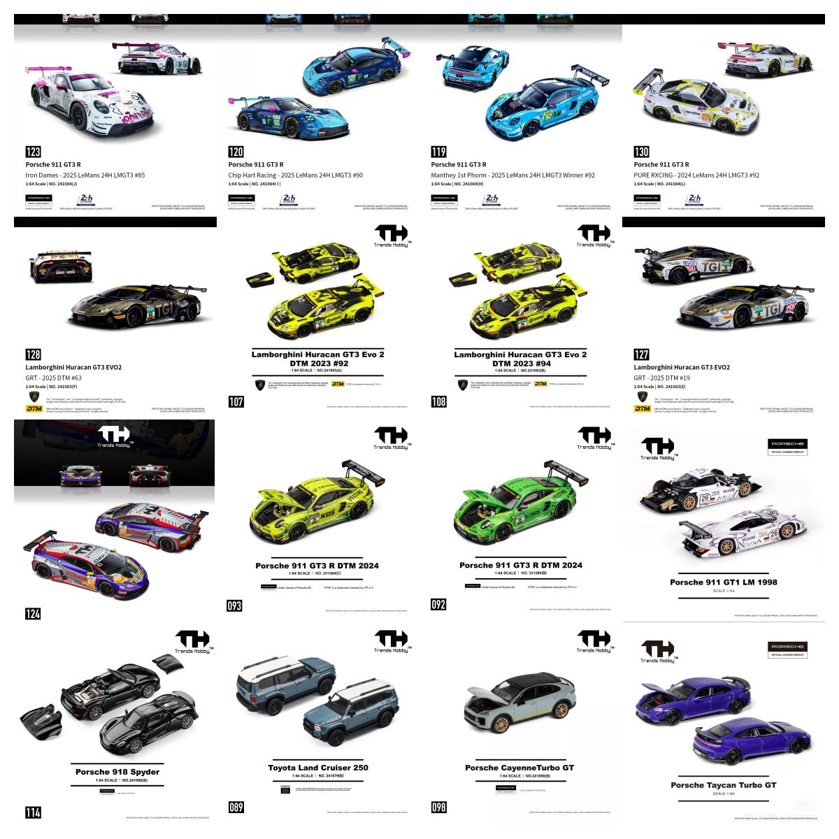 รถโมเดลโลหะผสม Porsche 911 GT3 - Die Cast Car 1 64 บทวิจารณ์และราคา
