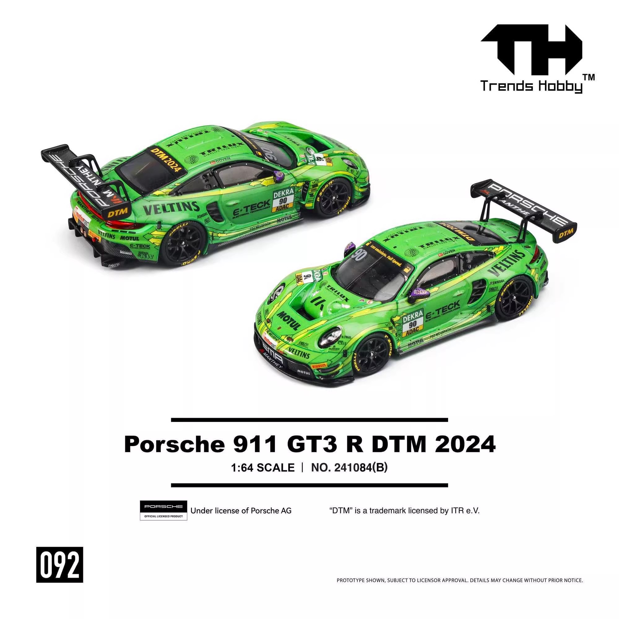 รถโมเดลโลหะผสม Porsche 911 GT3 - Die Cast Car 1 64 บทวิจารณ์และราคา