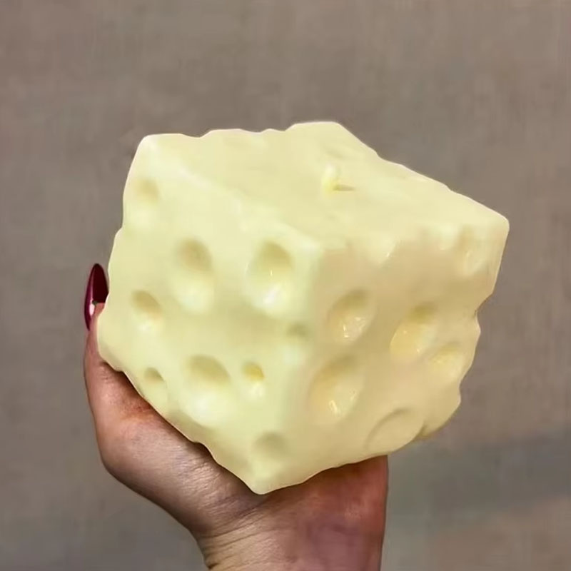 ◑ ลูกบอลบีบชีสจัมโบ้ รูปทรงชีส - Fidget Cube Original บทวิจารณ์และราคา
