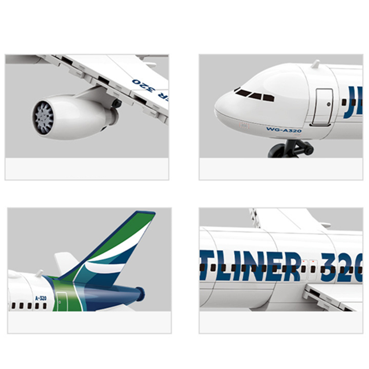 โมเดลเครื่องบิน A320 สายการบิน - Model Airplane Plastic บทวิจารณ์และราคา