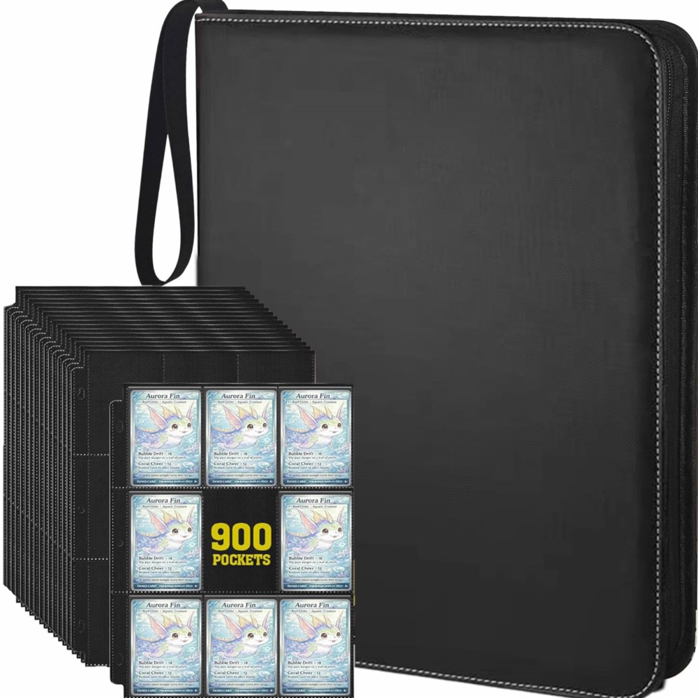 สมุดใส่การ์ด 900 ช่อง พร้อมแผ่ - Pokemon Binder Card บทวิจารณ์และราคา