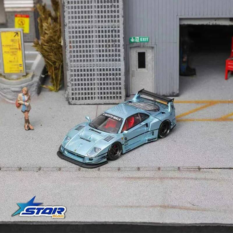 รถโมเดล STAR 1:64 LBWK F40 สีฟ - Die Cast Car 1 64 บทวิจารณ์และราคา