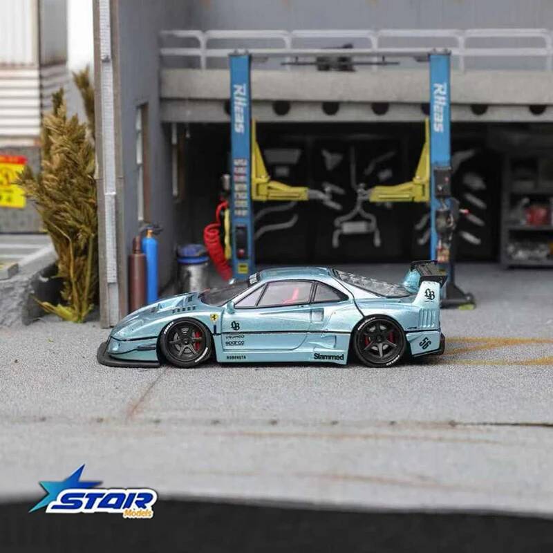 รถโมเดล STAR 1:64 LBWK F40 สีฟ - Die Cast Car 1 64 บทวิจารณ์และราคา