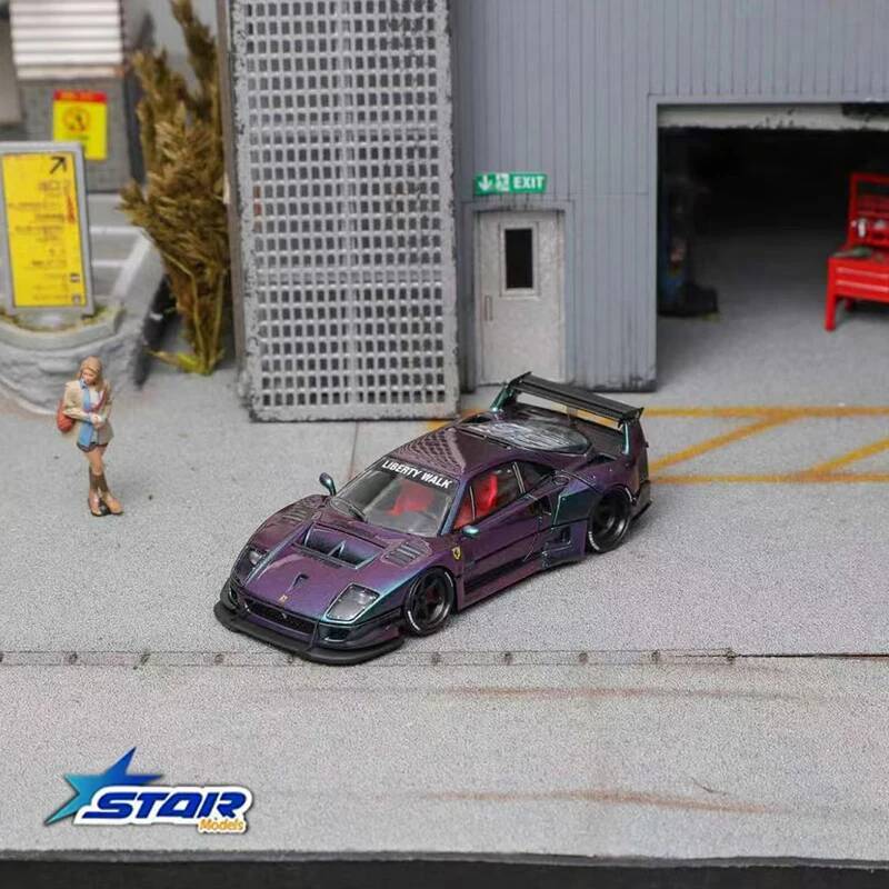 รถโมเดล STAR 1:64 LBWK F40 สีฟ - Die Cast Car 1 64 บทวิจารณ์และราคา