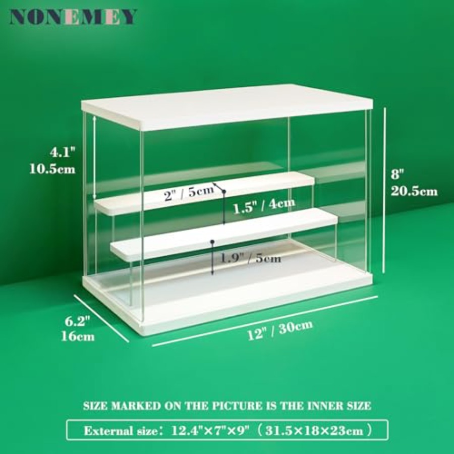 ตู้โชว์อะคริลิกใสพร้อมไฟ LED 2 - Display Case Acrylic บทวิจารณ์และราคา