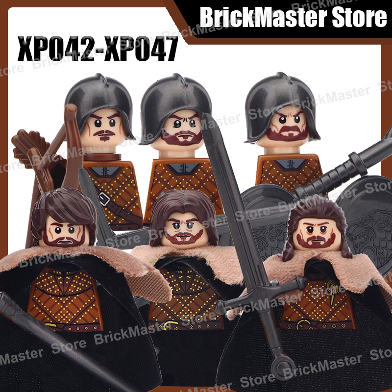MOC ทหารยุคกลางอัศวินนักรบทหาร - Lego Minifigure Holder บทวิจารณ์และราคา