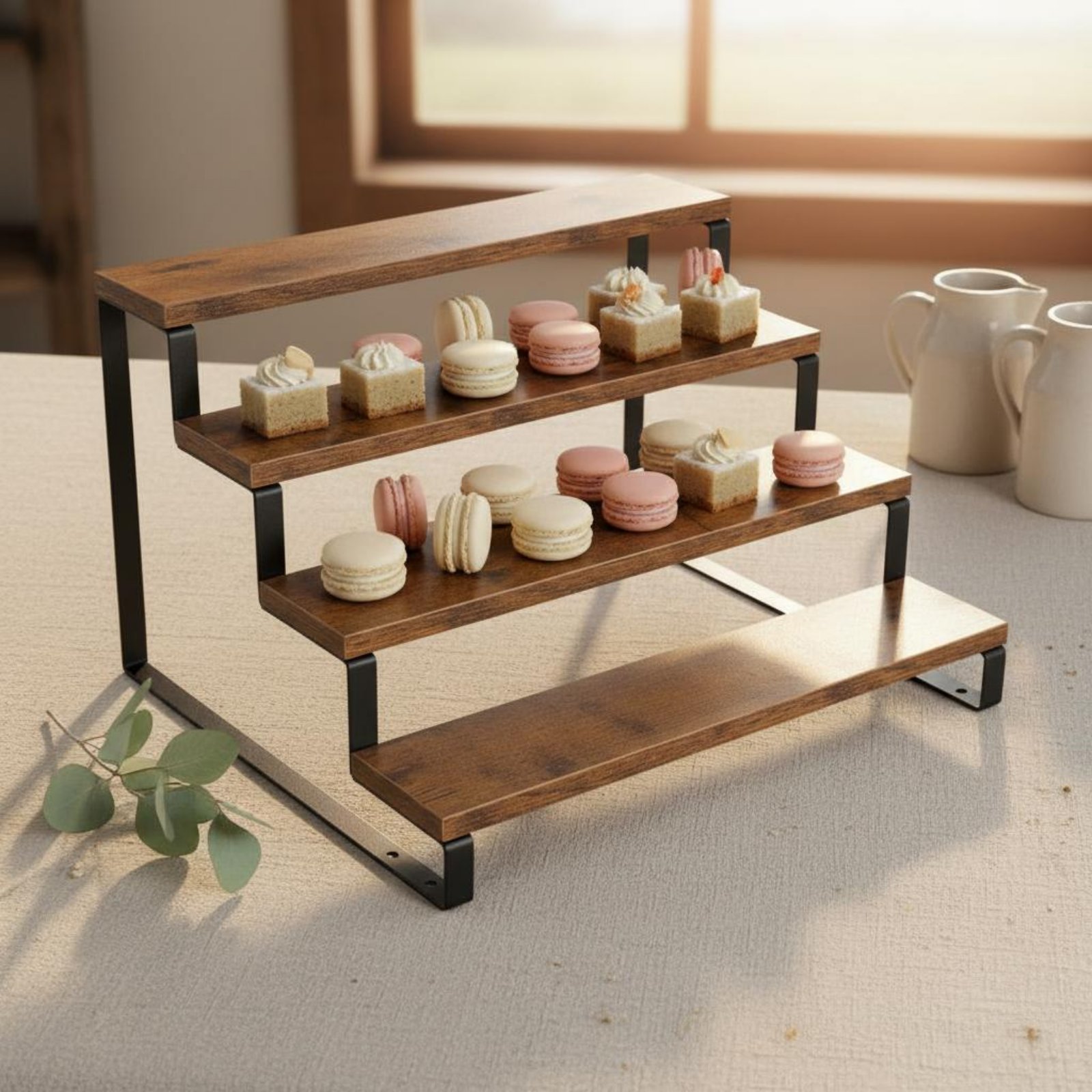 ชั้นวางของ 4 ชั้น ประหยัดพื้นท - Display Risers Set บทวิจารณ์และราคา
